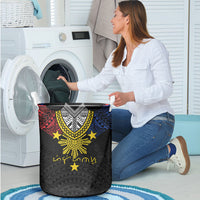 Philippines Heritage Baybayin Mix Polynesian Laundry Basket