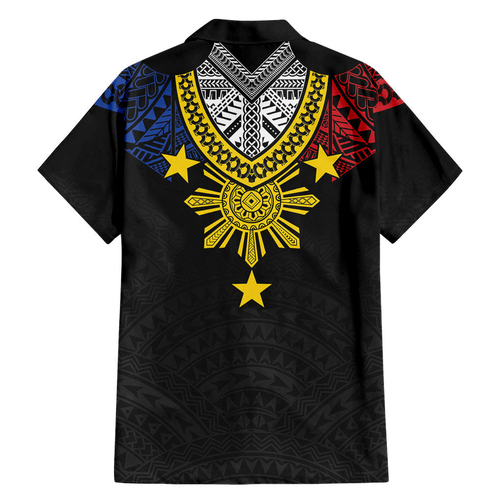 Philippines Heritage Baybayin Mix Polynesian Family Matching Summer Maxi Dress and Hawaiian Shirt LT7 - Polynesian Pride