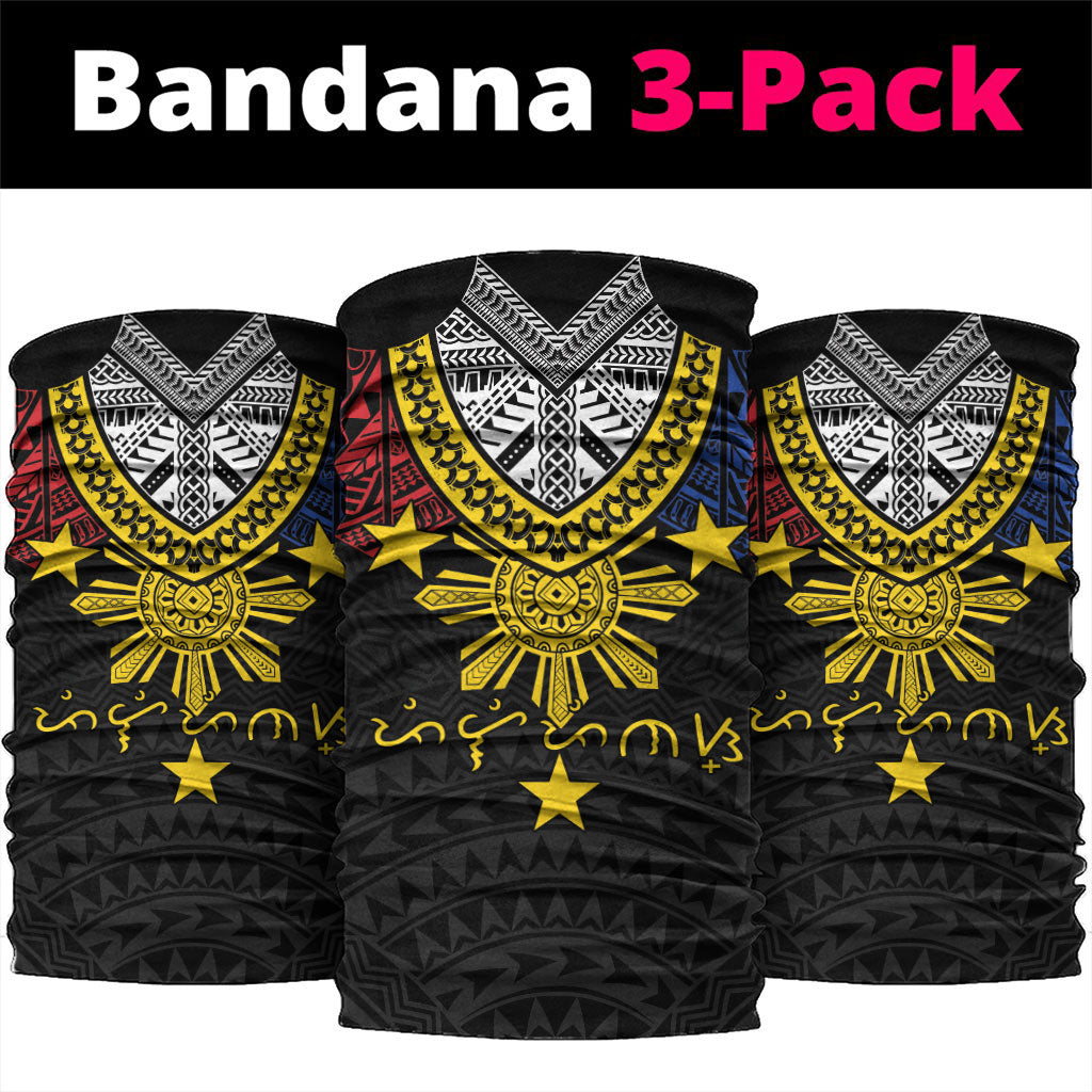 Philippines Heritage Baybayin Mix Polynesian Neck Gaiter