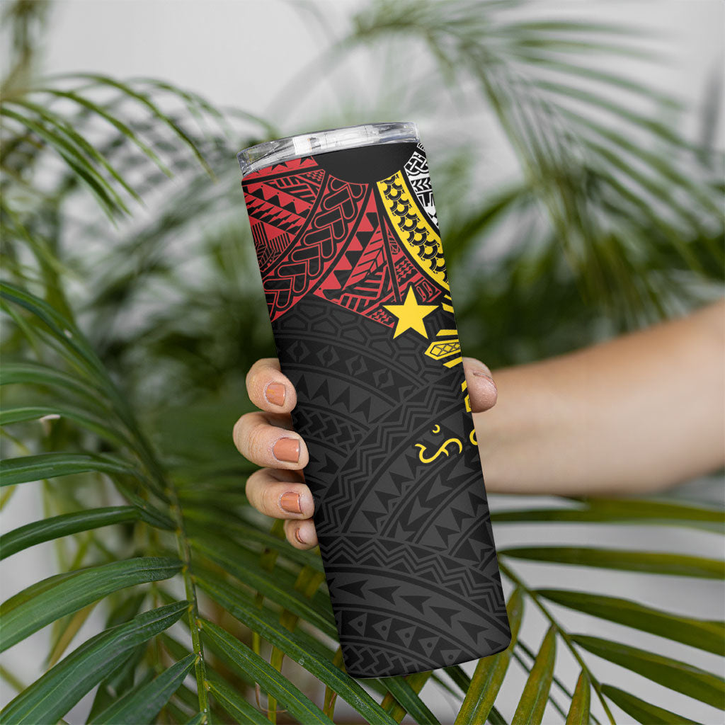 Philippines Heritage Baybayin Mix Polynesian Skinny Tumbler