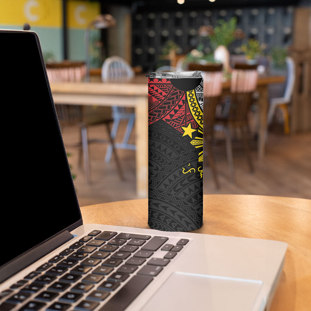 Philippines Heritage Baybayin Mix Polynesian Skinny Tumbler
