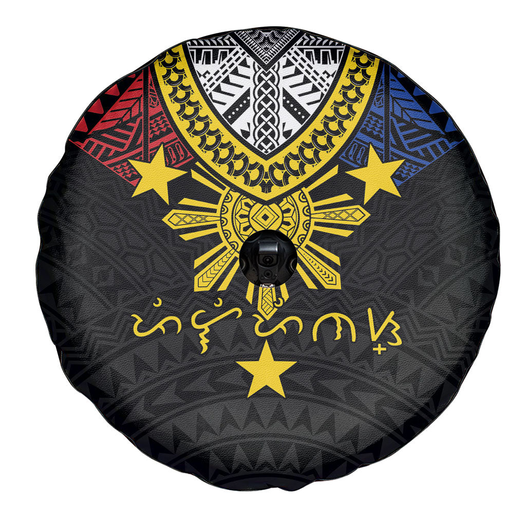 Philippines Heritage Baybayin Mix Polynesian Spare Tire Cover