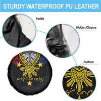 Philippines Heritage Baybayin Mix Polynesian Spare Tire Cover