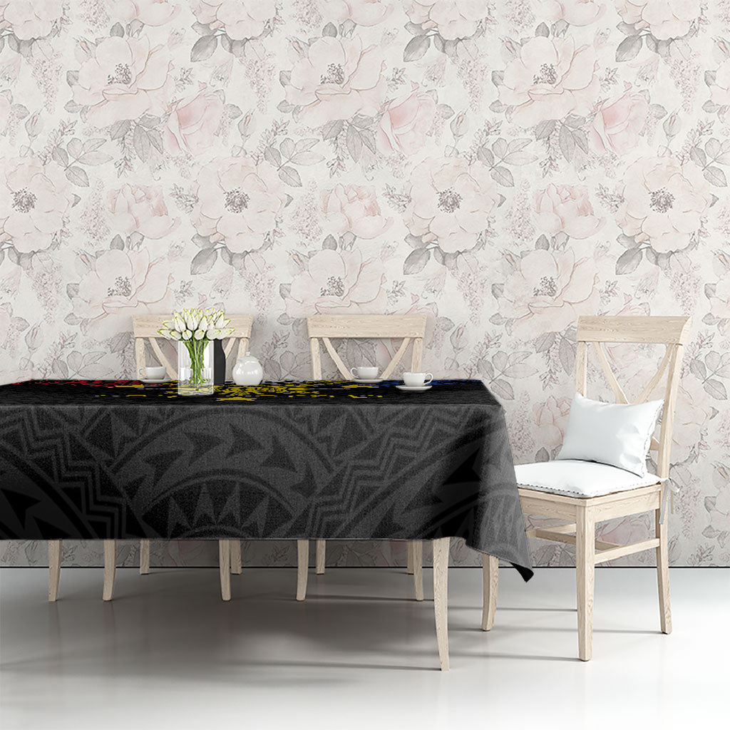 Philippines Heritage Baybayin Mix Polynesian Tablecloth