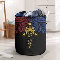 Philippines Heritage Laundry Basket Baybayin Philipinas Sun
