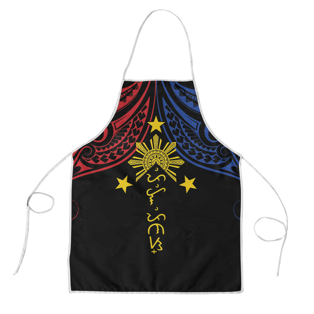 Philippines Heritage Apron Baybayin Philipinas Sun
