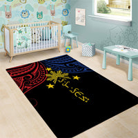 Philippines Heritage Area Rug Baybayin Philipinas Sun