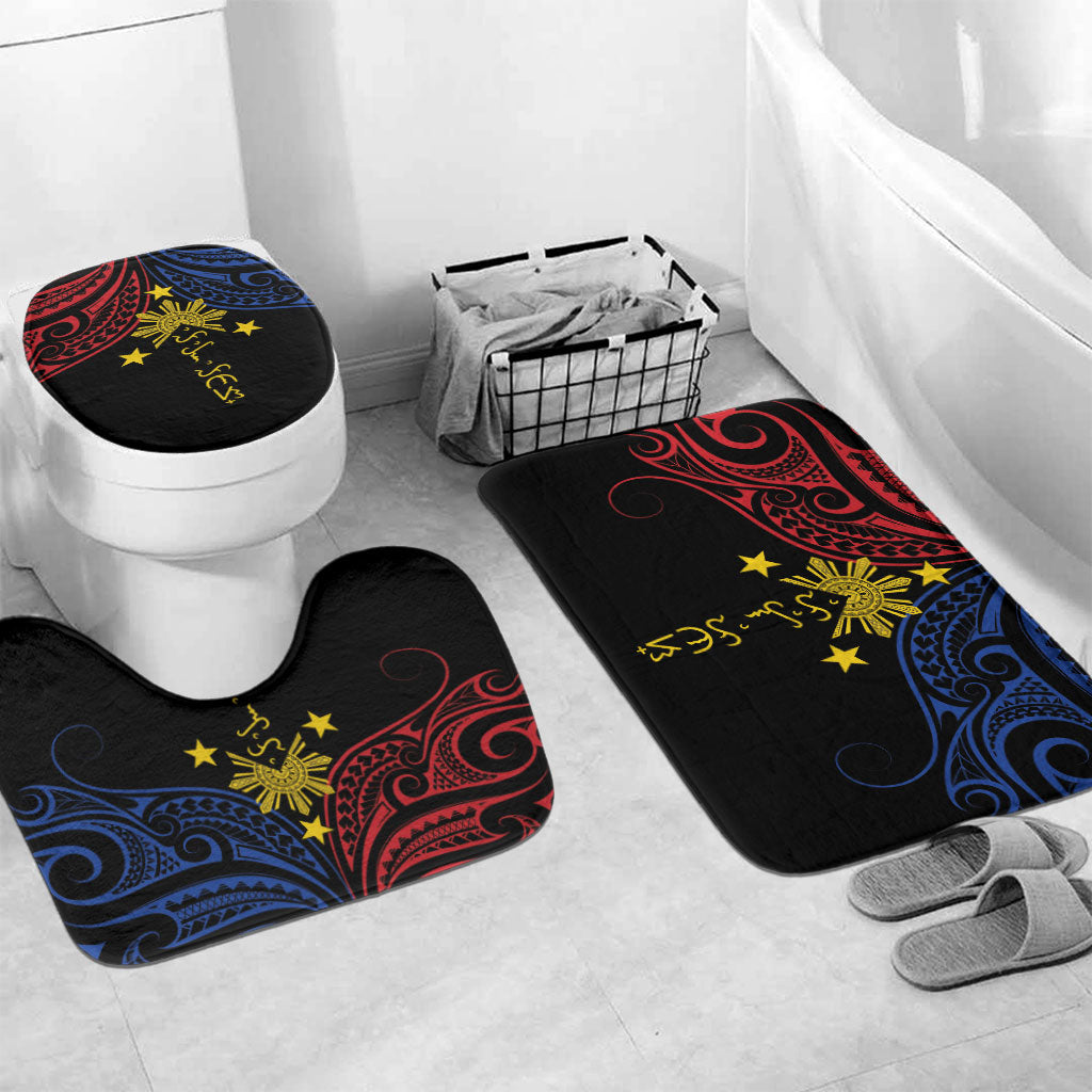 Philippines Heritage Bathroom Set Baybayin Philipinas Sun