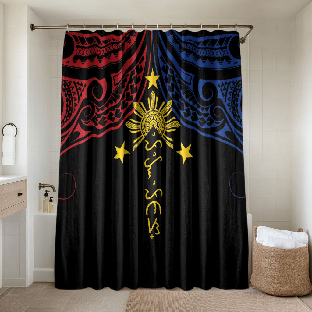 Philippines Heritage Bathroom Set Baybayin Philipinas Sun