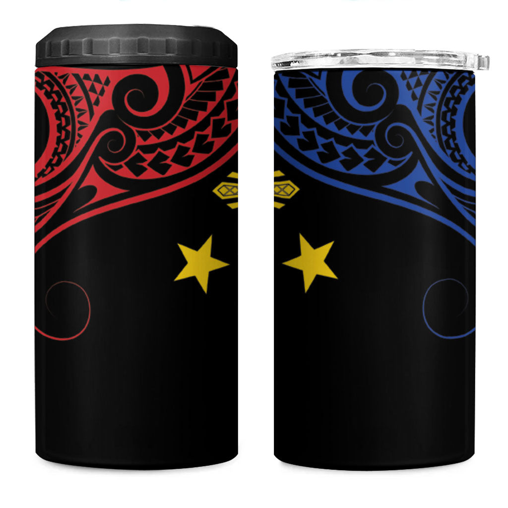 Philippines Heritage 4 in 1 Can Cooler Tumbler Baybayin Philipinas Sun