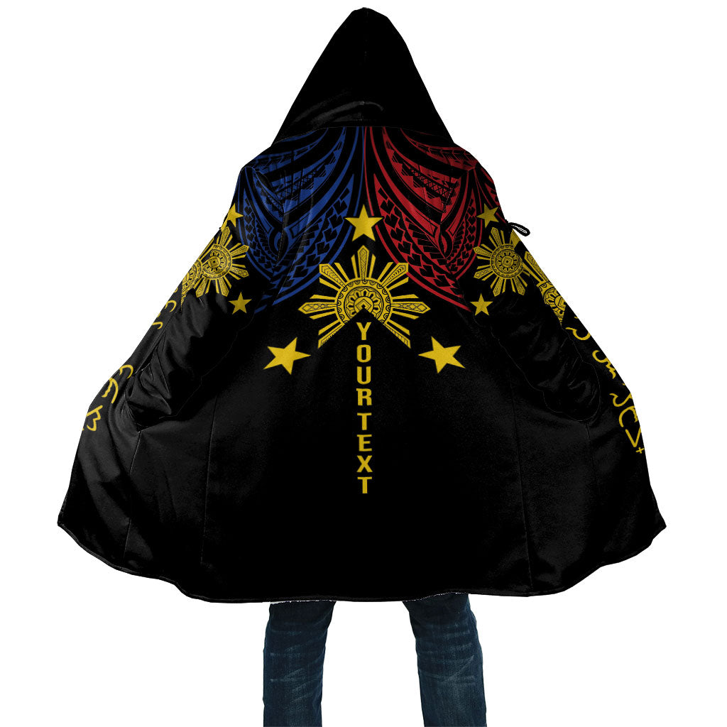 Philippines Heritage Personalized Cloak Baybayin Philipinas Sun