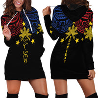 Philippines Heritage Personalized Hoodie Dress Baybayin Philipinas Sun