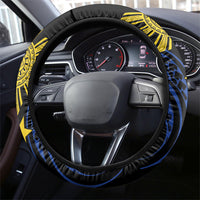 Philippines Heritage Steering Wheel Cover Baybayin Philipinas Sun