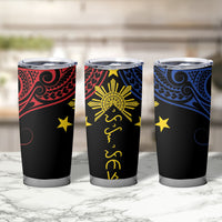Philippines Heritage Tumbler Cup Baybayin Philipinas Sun