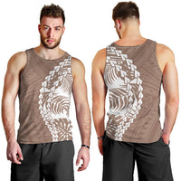 Polynesian Pride Men Tank Top Polynesia Tribal - Tropical Brown LT7 - Polynesian Pride