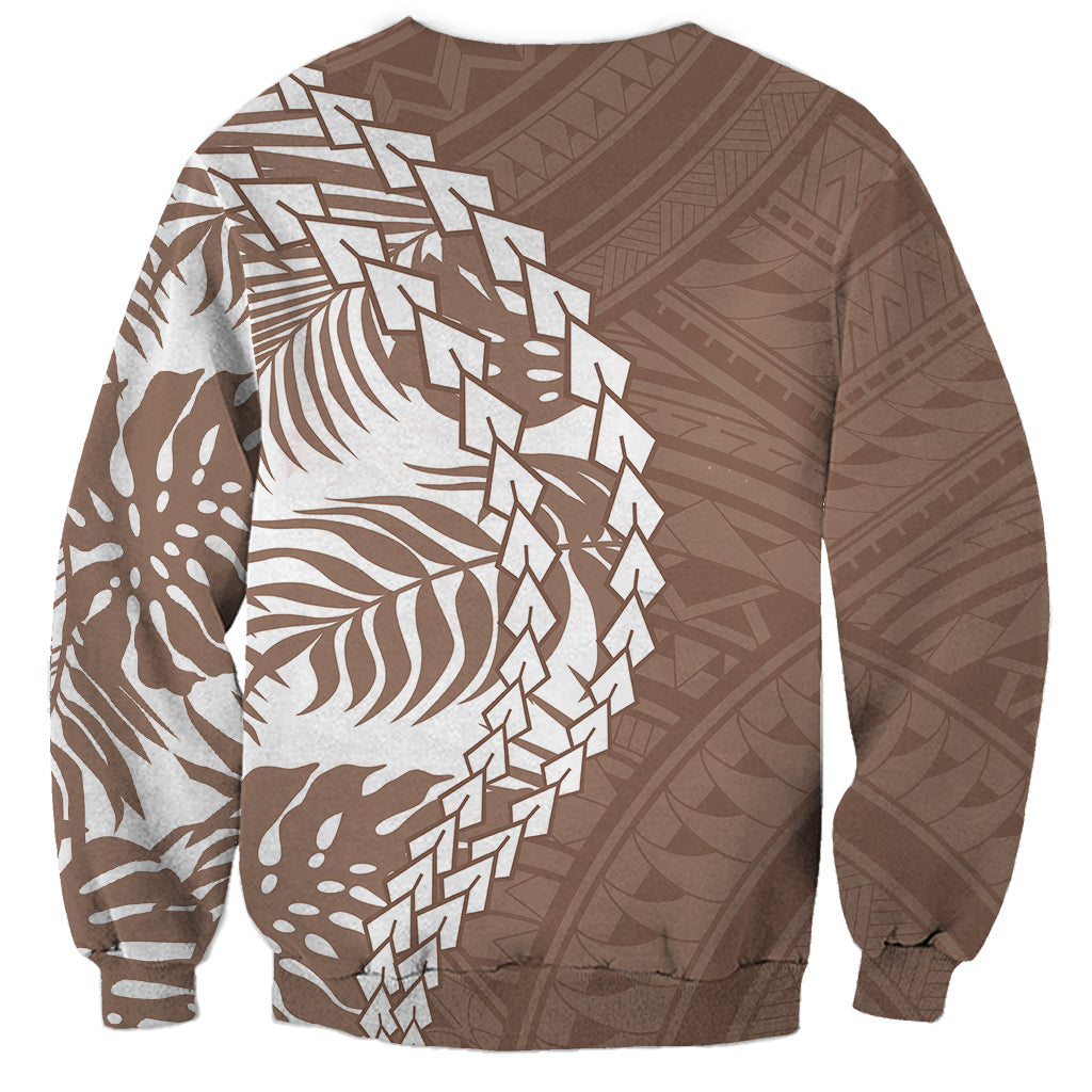 Polynesian Pride Sweatshirt Polynesia Tribal - Tropical Brown LT7 - Polynesian Pride