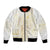 Samoa Lotu Tamaiti Mamanu Siapo Bomber Jacket Golden Plumeria - Polynesian Pride