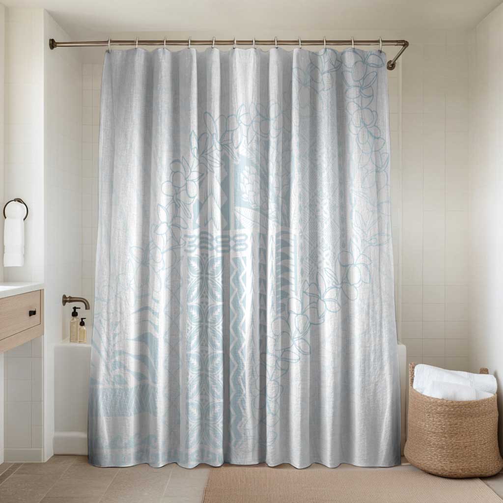 Samoa Lotu Tamaiti Mamanu Siapo Bathroom Set Off White Plumeria - Polynesian Pride