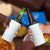 Samoa Lotu Tamaiti Mamanu Siapo 4 in 1 Can Cooler Tumbler Off White Plumeria - Polynesian Pride