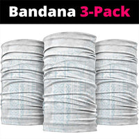 Samoa Lotu Tamaiti Mamanu Siapo Neck Gaiter Off White Plumeria - Polynesian Pride