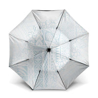 Samoa Lotu Tamaiti Mamanu Siapo Umbrella Off White Plumeria - Polynesian Pride