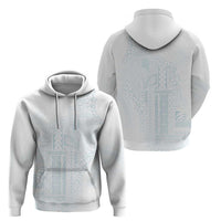 Samoa Lotu Tamaiti Mamanu Siapo Zip Hoodie Off White Plumeria - Polynesian Pride