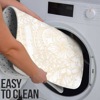 Samoa Lotu Tamaiti Ivory Bathroom Set Teuila Tatau - Polynesian Pride