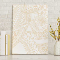 Samoa Lotu Tamaiti Ivory Canvas Wall Art Teuila Tatau - Polynesian Pride