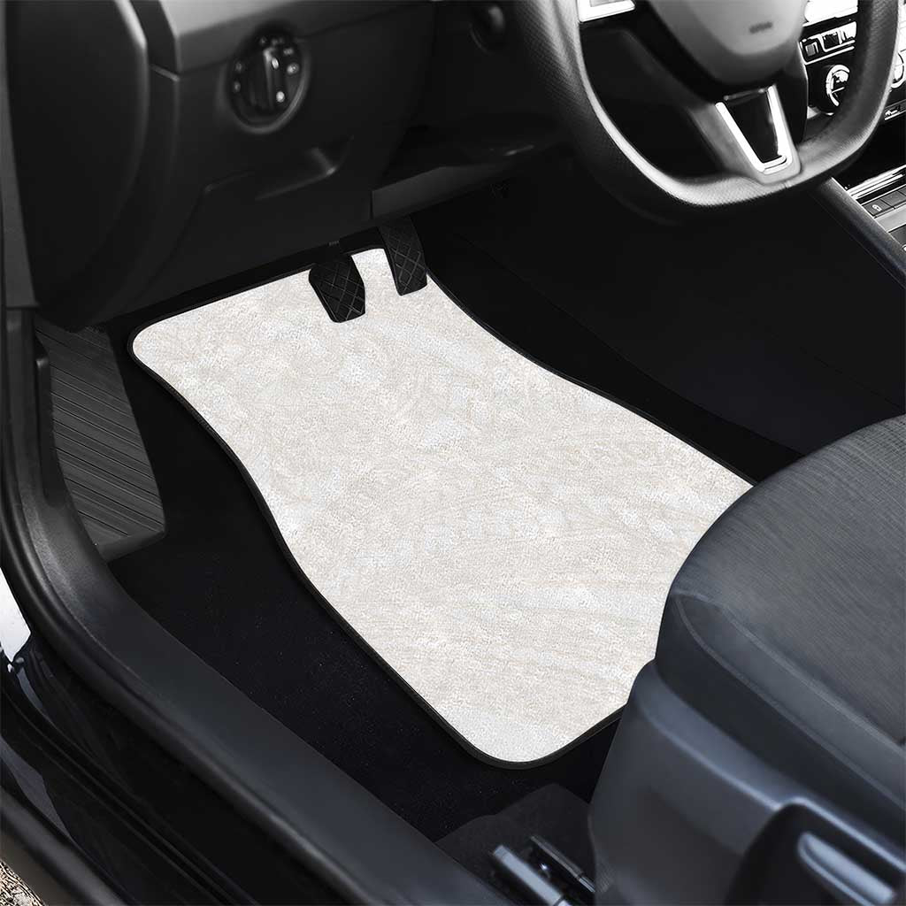Samoa Lotu Tamaiti Ivory Car Mats Teuila Tatau - Polynesian Pride