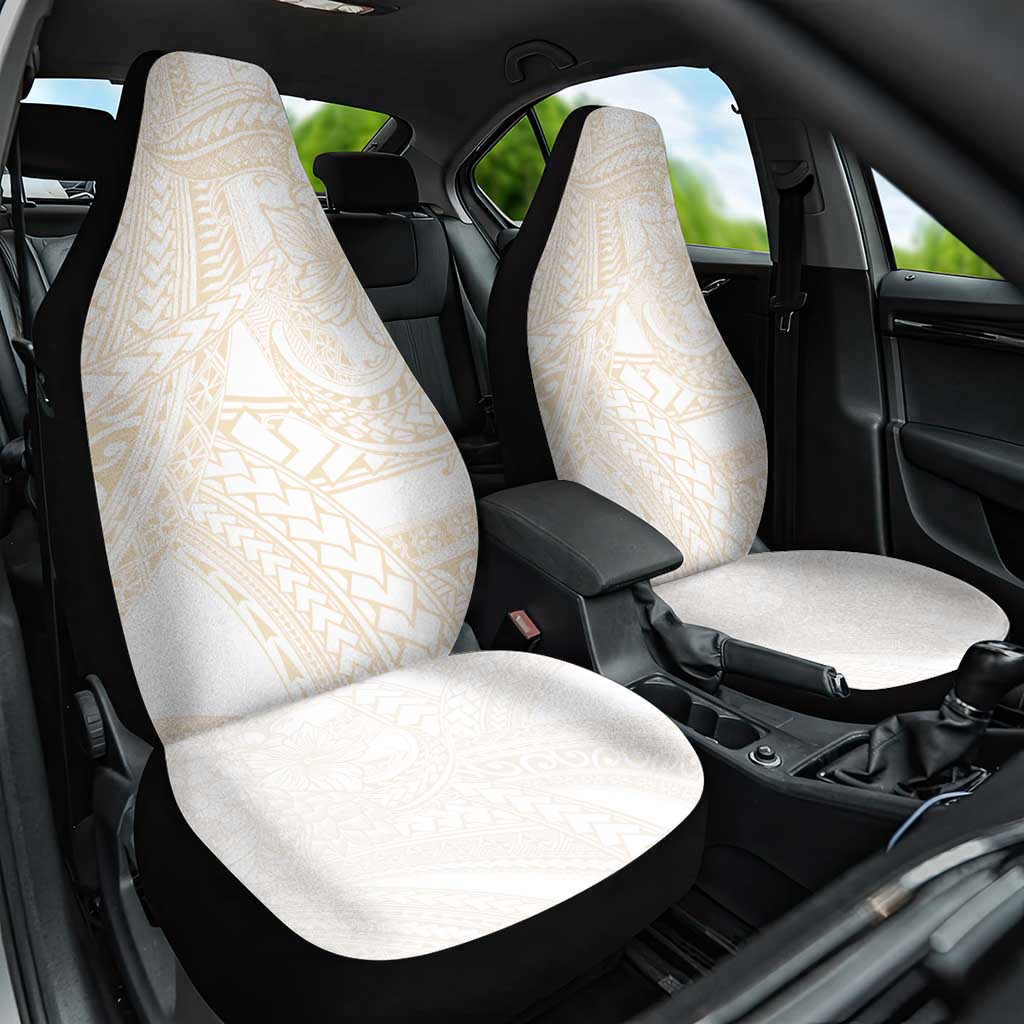 Samoa Lotu Tamaiti Ivory Car Seat Cover Teuila Tatau - Polynesian Pride