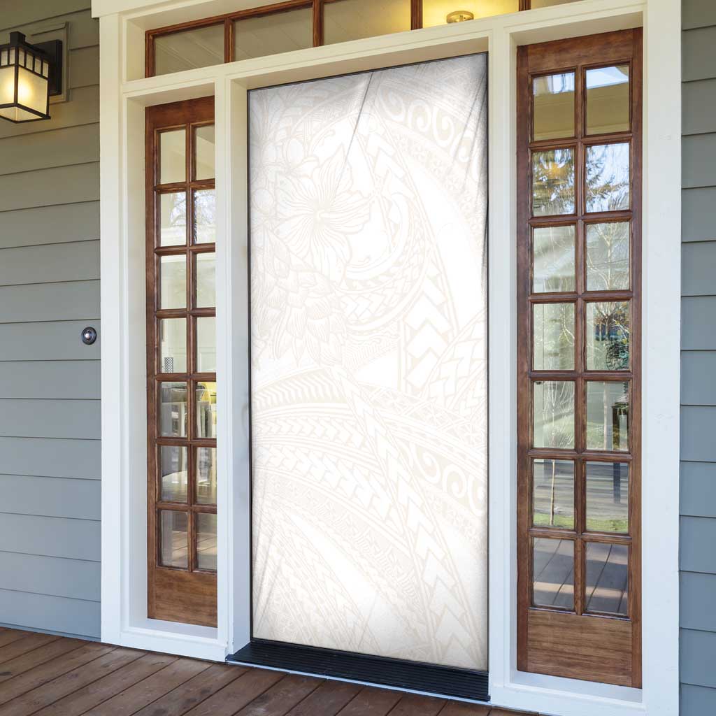 Samoa Lotu Tamaiti Ivory Door Cover Teuila Tatau - Polynesian Pride