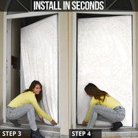 Samoa Lotu Tamaiti Ivory Door Cover Teuila Tatau - Polynesian Pride