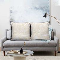 Samoa Lotu Tamaiti Ivory Pillow Cover Teuila Tatau - Polynesian Pride