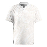 Samoa Lotu Tamaiti Ivory Rugby Jersey Teuila Tatau - Polynesian Pride