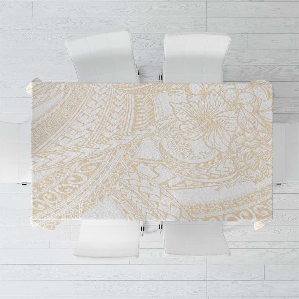Samoa Lotu Tamaiti Ivory Tablecloth Teuila Tatau - Polynesian Pride