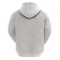 Samoa Lotu Tamaiti Ivory Zip Hoodie Teuila Tatau - Polynesian Pride