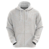 Samoa Lotu Tamaiti Ivory Zip Hoodie Teuila Tatau - Polynesian Pride