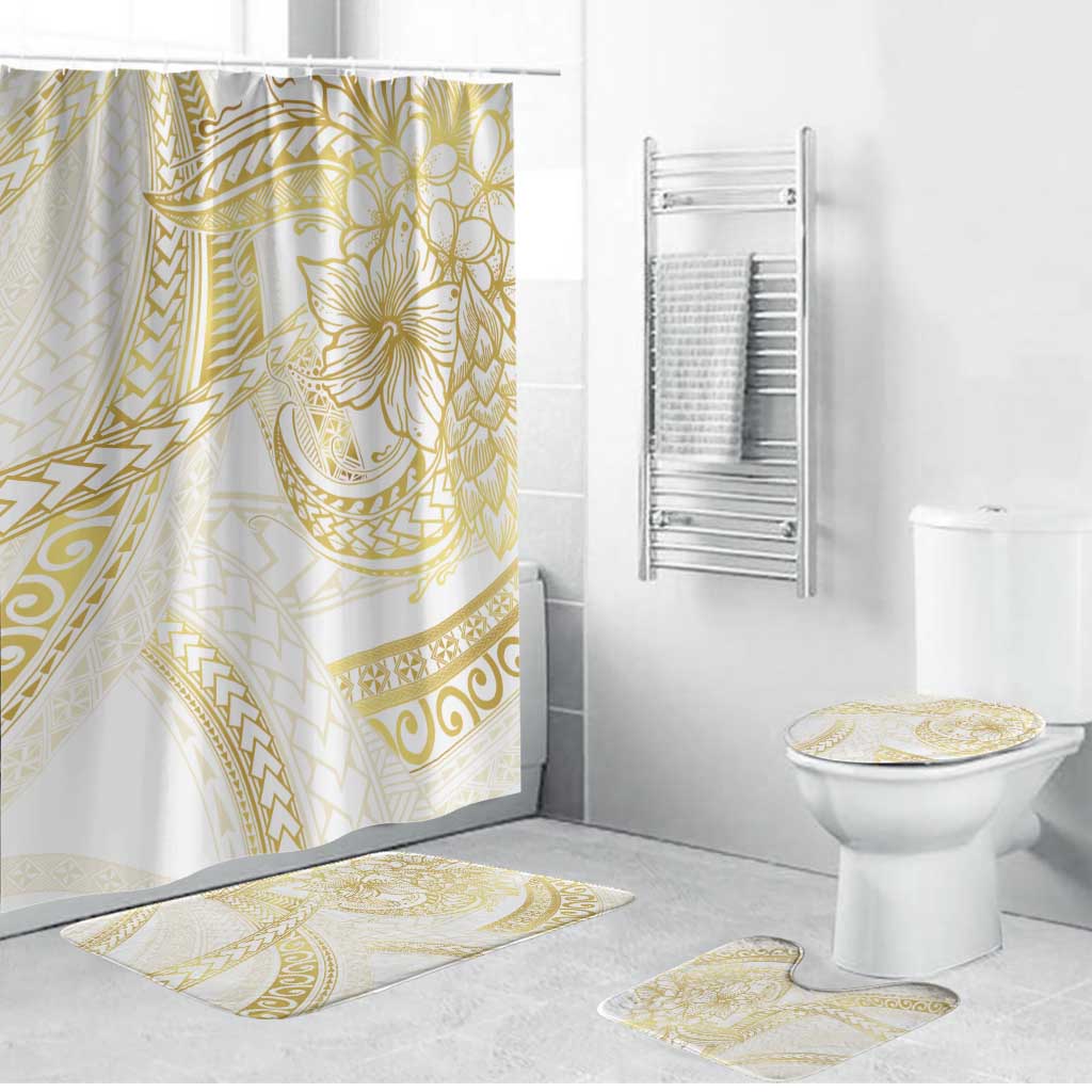 Samoa Lotu Tamaiti Gold Bathroom Set Teuila Tatau - Polynesian Pride