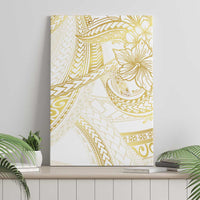 Samoa Lotu Tamaiti Gold Canvas Wall Art Teuila Tatau - Polynesian Pride