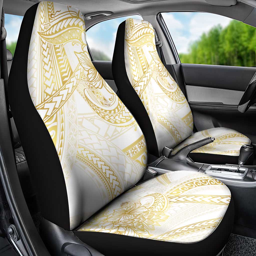 Samoa Lotu Tamaiti Gold Car Seat Cover Teuila Tatau - Polynesian Pride