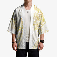 Samoa Lotu Tamaiti Gold Kimono Teuila Tatau - Polynesian Pride