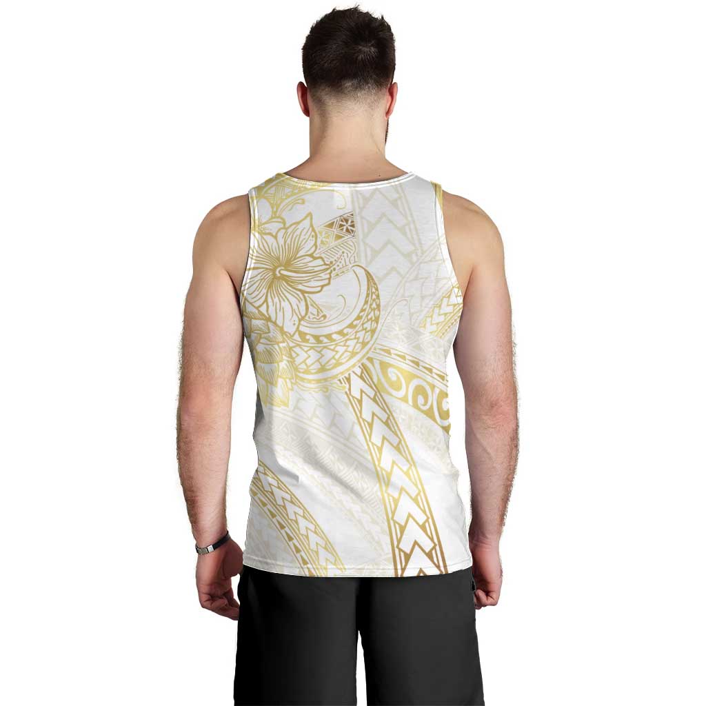 Samoa Lotu Tamaiti Gold Men Tank Top Teuila Tatau - Polynesian Pride