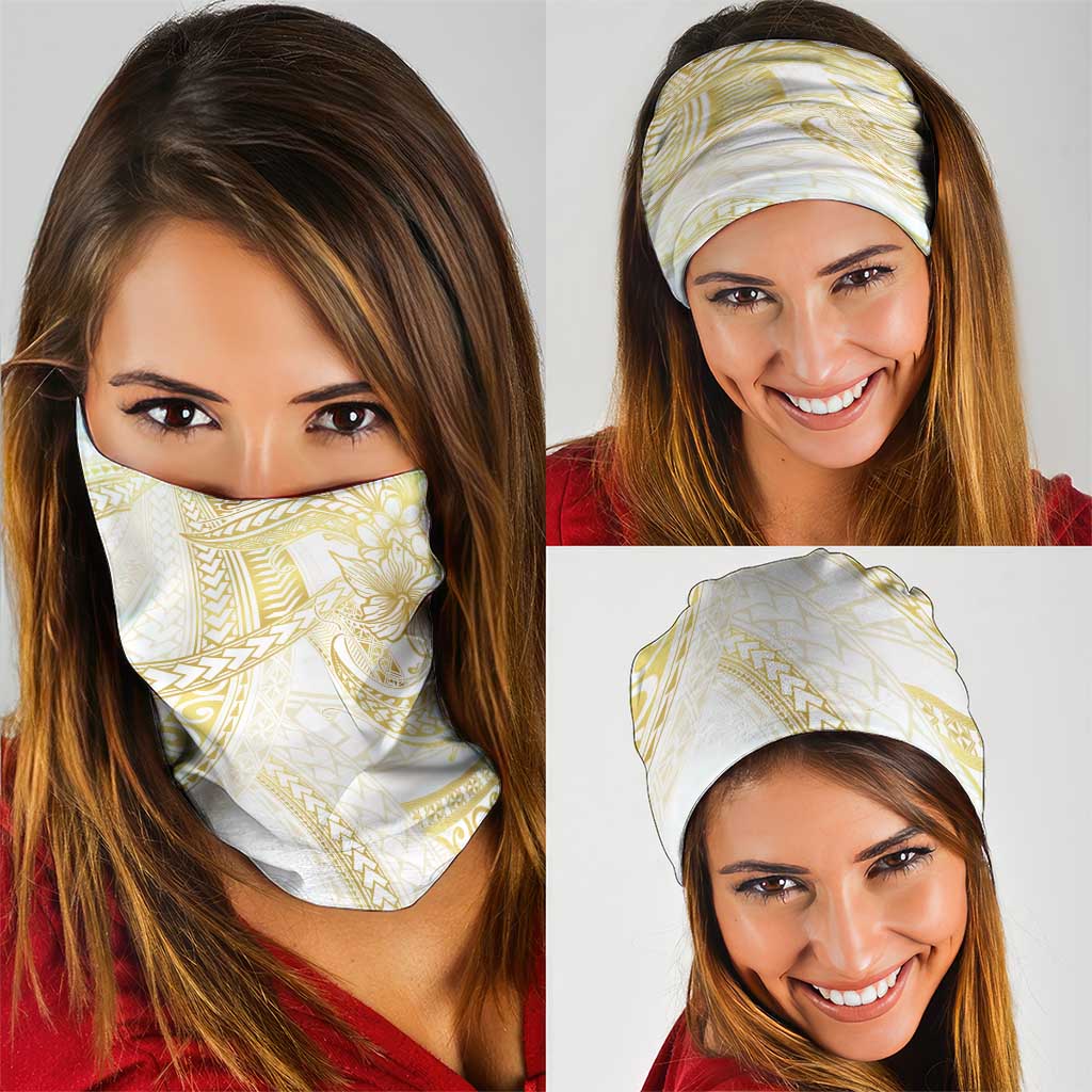 Samoa Lotu Tamaiti Gold Neck Gaiter Teuila Tatau - Polynesian Pride