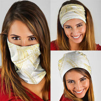 Samoa Lotu Tamaiti Gold Neck Gaiter Teuila Tatau - Polynesian Pride