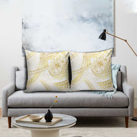 Samoa Lotu Tamaiti Gold Pillow Cover Teuila Tatau - Polynesian Pride