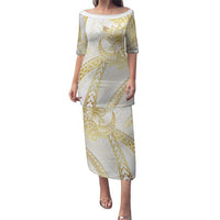 Samoa Lotu Tamaiti Gold Puletasi Teuila Tatau - Polynesian Pride