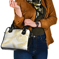 Samoa Lotu Tamaiti Gold Shoulder Handbag Teuila Tatau - Polynesian Pride