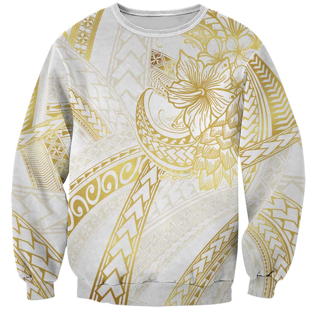 Samoa Lotu Tamaiti Gold Sweatshirt Teuila Tatau - Polynesian Pride