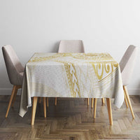 Samoa Lotu Tamaiti Gold Tablecloth Teuila Tatau - Polynesian Pride