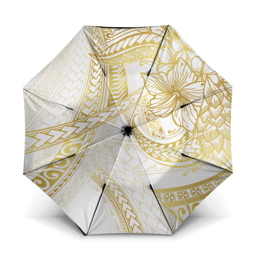 Samoa Lotu Tamaiti Gold Umbrella Teuila Tatau - Polynesian Pride